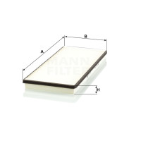 Фильтр салона MANN-FILTER CU 3858